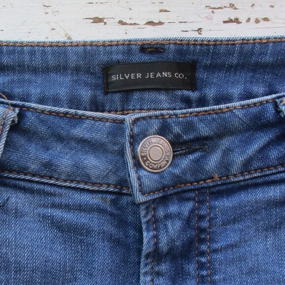 SILVER Jeans Size 32 Avery Straight Denim - Picture 8 of 8